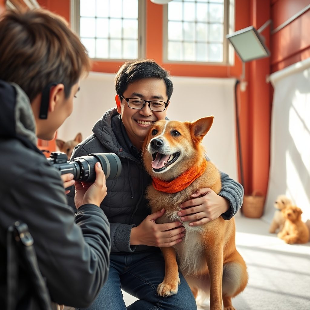 愛らしい犬のポートレート